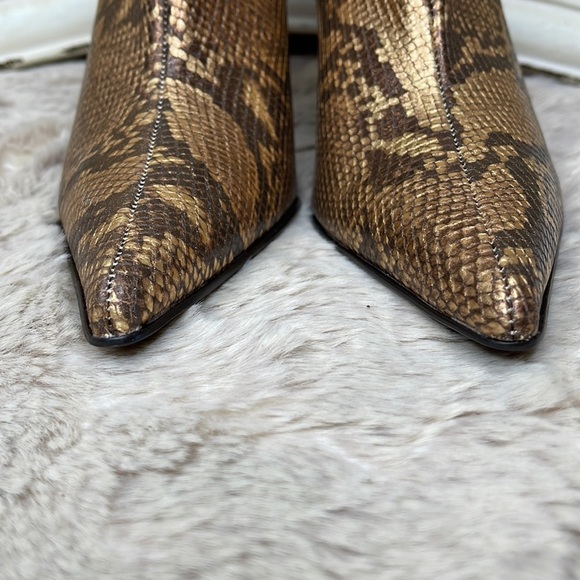 Colin Stuart for Victoria Secret•Bronze Faux Snakeskin Booties - Picture 3 of 7